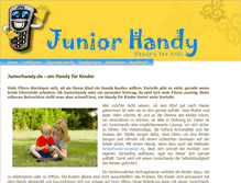 Tablet Screenshot of juniorhandy.de